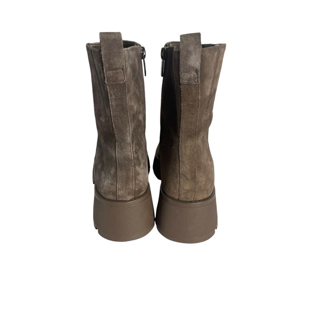 Vince Camuto Neframes Dark Taupe Leather Chelsea Boot Round Toe Size 8 M NWOB - Picture 6 of 10